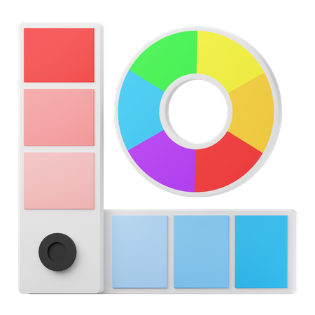 Color Palette  3D Icon