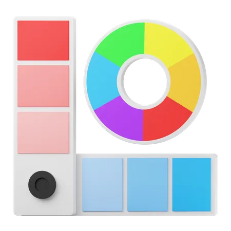 Color Palette  3D Icon