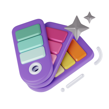 Color Palette  3D Icon