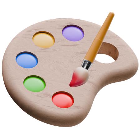 Color Palette  3D Icon