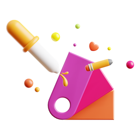 Color Palette  3D Icon