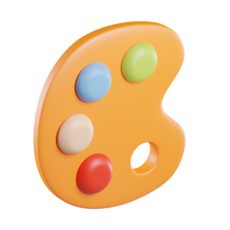 Color Palette  3D Icon