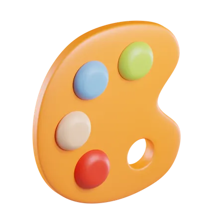 Color Palette  3D Icon