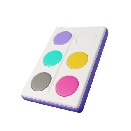 Color Palette  3D Icon