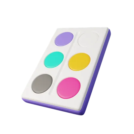 Color Palette  3D Icon