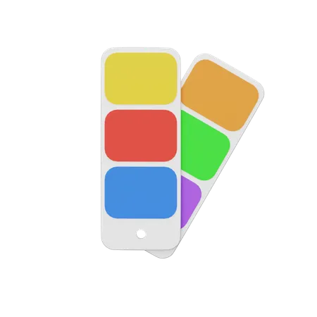 Color Palette  3D Icon