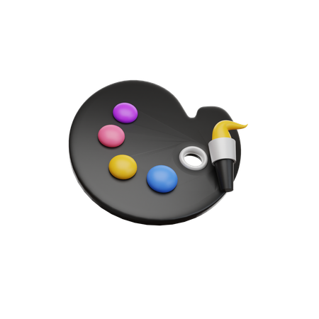 Color Palette  3D Icon