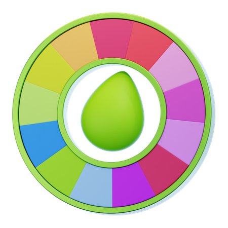 Color Palette  3D Icon