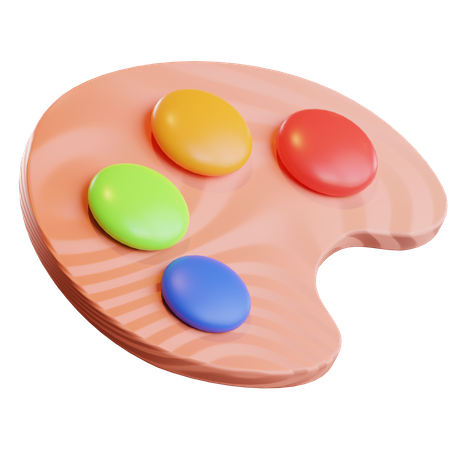Color Palette  3D Icon