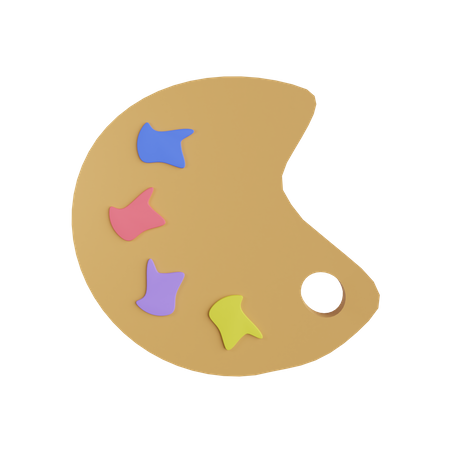 Color Palette  3D Icon
