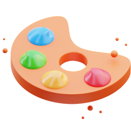 Color Palette  3D Icon
