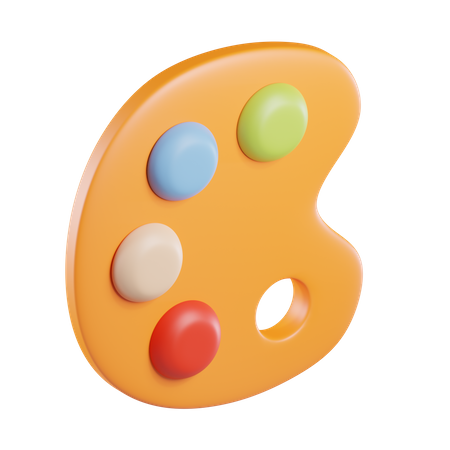 Color Palette  3D Icon
