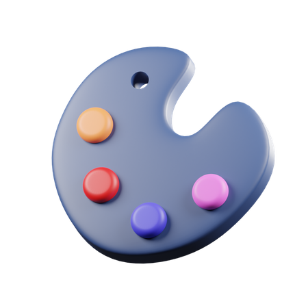 Color Palette  3D Icon