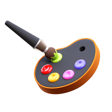 Color Palette  3D Icon