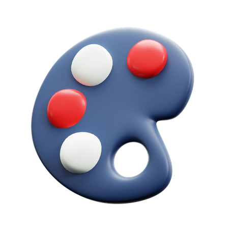 Color Palette  3D Icon