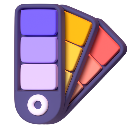 Color Palette 3D Icon