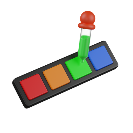 Color Palette Picker  3D Icon