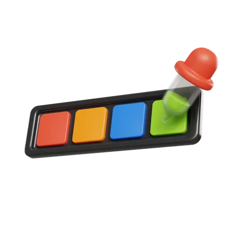 Color Palette Picker  3D Icon