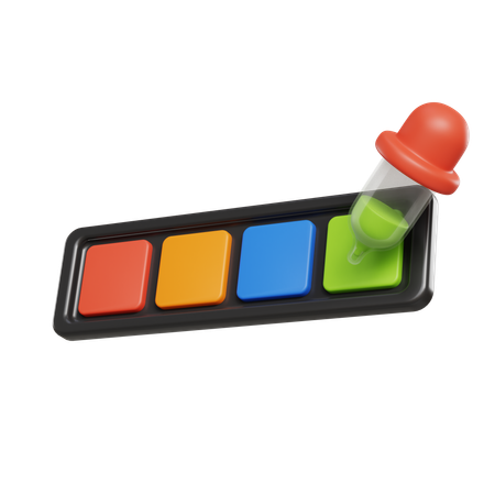 Color Palette Picker  3D Icon