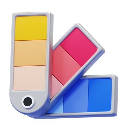 Color Palettes 3D Icon