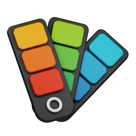 Color pajitas  3D Icon