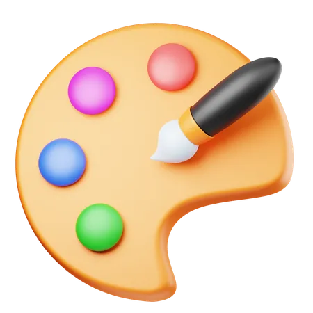 Color Pallete  3D Icon