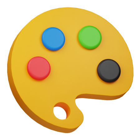 Color Pallete  3D Icon