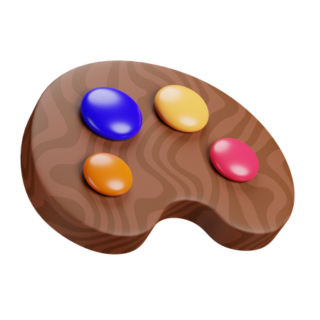 Color Pallete  3D Icon