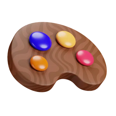 Color Pallete  3D Icon