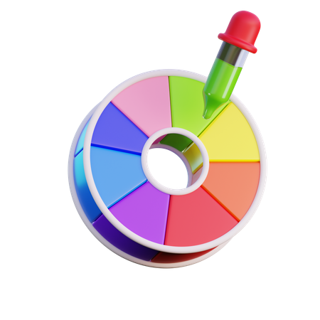 Color Pallete  3D Icon