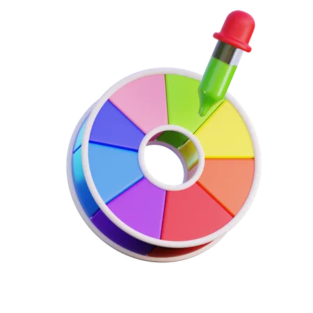 Color Pallete  3D Icon