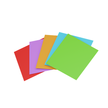 Color paper  3D Icon