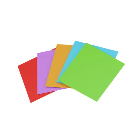 Color paper  3D Icon