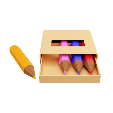 Color Pencil  3D Icon