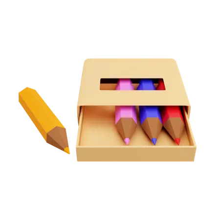 Color Pencil  3D Icon