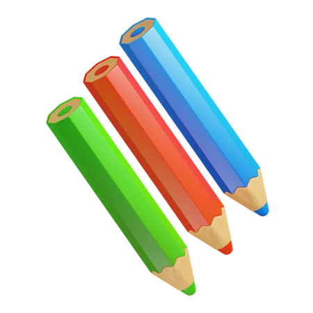 Color Pencils  3D Icon