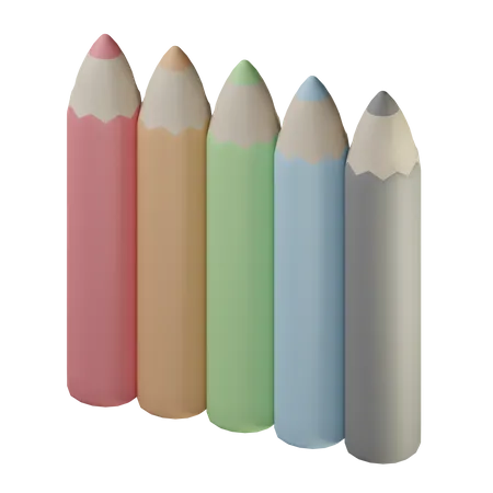 Color Pencils  3D Icon