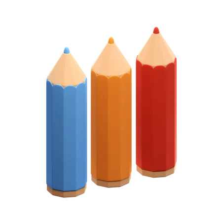 Color Pencils  3D Icon
