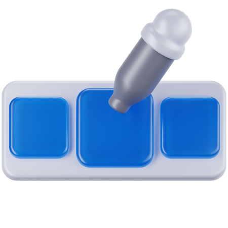 Color Pick  3D Icon