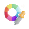 3d color logo