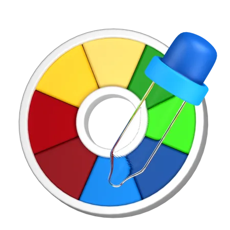 Color Picker  3D Icon