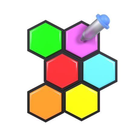 Color Picker  3D Icon