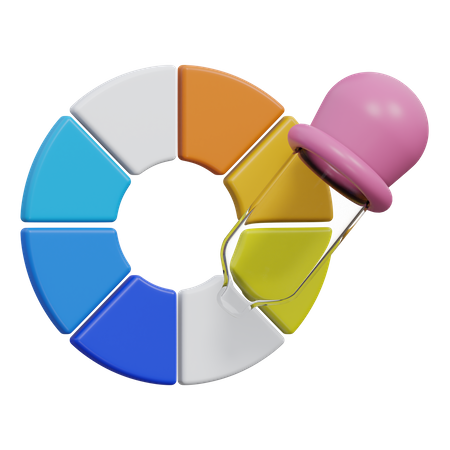 Color Picker  3D Icon