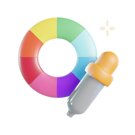 Color Picker  3D Icon