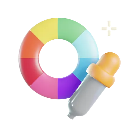 Color Picker  3D Icon