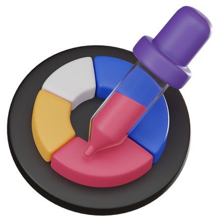 Color Picker  3D Icon