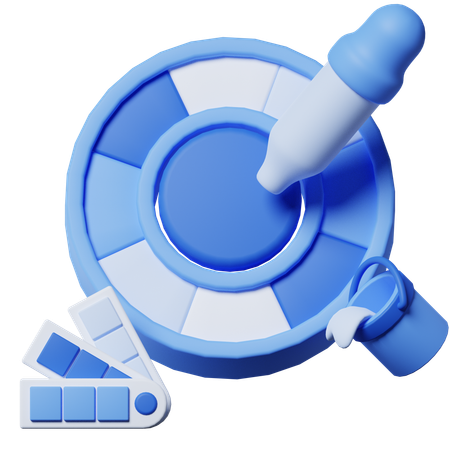 Color Picker  3D Icon