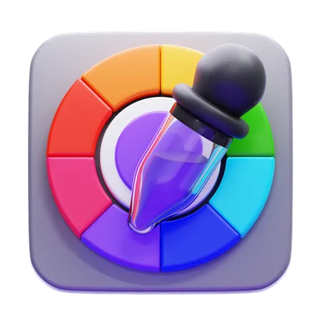 Color picker  3D Icon