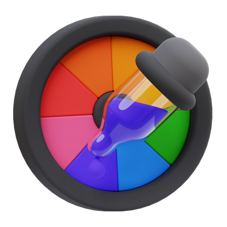 Color Picker  3D Icon