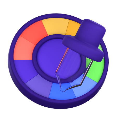 Color Picker  3D Icon